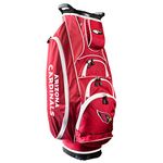 Team Golf NFL Arizona Cardinals Albatross Golf Bag Lightweight, 10-Way Club Divider, Spring Action Stand, Insulated Cooler Pocket, Velcro Glove and Umbrella Holder & Lift Assist Handles