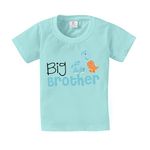 baby wish rakshabandhan Tshirt for Kids for Boy’s and Girl’s T-Shirt Brother Sister Matching Dress Raksha bandhan Gift for Rakhi Tee Sea Green Big Brother & Little Sisters