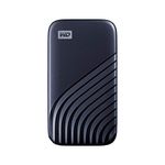 Western Digital 1TB My Passport Portable SSD, 1050MB/s R, 1000MB/s W, Upto 2 Meter Drop Protection, HW Encryption, Type-C Cable & Type-A Adaptor, for PC&Mac, Midnight Blue, 5Y Warranty, External SSD