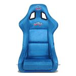 NRG Innovations NRG-FRP-302BL-ULTRA Universal Fixed Back Bucket Racing Seat for 6-Point Harnesses, Size L, Blue Seat Cover