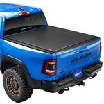 Tonno Pro Lo Roll, Soft Roll-up Truck Bed Tonneau Cover | LR-2055 | Fits 2019-2022 Dodge Ram 1500, w/o Multifunction tailgate 5' 7" Bed (67.4")