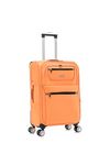 Skylark 24" Medium Suitcase Super Lightweight Expandable 4 Wheel Spinner 3-Digit Combination Lock Soft Shell Luggage for 15 to 20kg