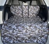 4Knines SUV Cargo Liner for fold Down Seats 60/40 Split and armrest Pass-Through Compatible USA Based Company Large Camo