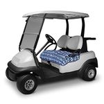 Vera Bradley by Classic Accessories Water-Resistant Golf Seat Blanket, 54 x 32 Inch, Ikat Island