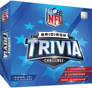 MasterPieces Family Game - NFL Gridiron Trivia Challenge - Officially Licensed Game for Kids & Adults