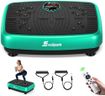 Vibration Plate, EvoSpark Vibration Plate Exercise Machine with 2025 High-Performance Dual Motor, 120 Adjustable Speeds, 450 Lbs Capacity Vibrating Plate for Lymphatic Drainage & Weight Loss
