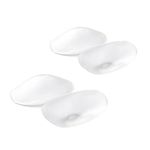 2 Pair of Shoulder Pads Silicone Shoulder Push-up pad Adhesive Soft Non-Slip self-Adhesive Invisible Shoulder pad Reusable for Women Suit Jacket Blouse Dress Shoulder Support