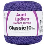 Coats Crochet Classic Crochet Thread, 10, Violet