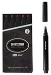 Counterfeit Money Bill Detector Pens, Markers - Detects Fake Currency - 5 Pack