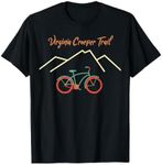 Virginia Creeper Trail Retro Mountain Bike and Hike T-Shirt