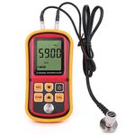 LotFancy Ultrasonic Thickness Gauge, Digital Thickness Meter Tester, Range 1.2-220mm with Hard Storage Box