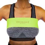 Booband Boobuddy Breast Support Sport Band for Women - Sports Bra Alternative for Running, Exercise & Yoga - Adjustable & Comfortable Top - Prevents Injury & Improves Ladies Posture, Green, Medium