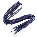 UEETEK 3D Printer Stepper Motor Cable HX2.54 4 pin to 6 pin Terminal Connector Cable 1M Pack of 10