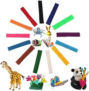 500 Pcs Wax Craft Sticks for Kids,13 Colors Wax String in Bulk,Reusable Molding Sculpting Sticks,Bendable Sticky Wax Yarn Sticks for DIY School Project,Funny Toy Art&Crafts Activity for Travel Home