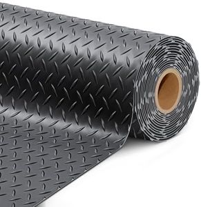 KROAK 7.5 x 17 FT Garage Floor Mat, Thickened PVC Parking Mat, Anti-Slip Garage Floor Runner & Protector Mat Fits for SUVs, Compact SUV, Sports Car, Heavy Motorcycle, Golf Cart