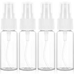 Redamancy 4Pcs Spray Bottle, Small Spray bottle 20ml/0.7oz, Plastic Spray Bottles, Mini Spray Bottle, Transparent Fine Mist Spray Bottle, Travel Spray Bottle, for Traveling Make-up Skincare Cleaning