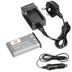 DSTE® NP-90 Rechargeable Li-ion Battery + DC94U Travel Charger Adapter for Casio Exilim EX-H10 EX-H15 EX-H20G EX-FH100 EX-FH100BK Digatal Camera