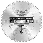 Freud LU82M014 14-Inch 84 Tooth TCG Crosscutting and Ripping Saw Blade with 1-Inch Arbor