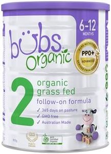 Bubs Organic Grass Fed Follow-On Formula Stage 2, Made with Non-GMO Cow's Milk, for Infants 6-12 months, 28.2 oz