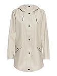 ONLY Women's Onlelisa Raincoat OTW, Silver Lining, M