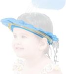 Kair Bath Visor for Babies,Silicone Air Cushioned Shower Cap for kids, Shower Water Guard for Baby bath and Toddler Bath (Blue)