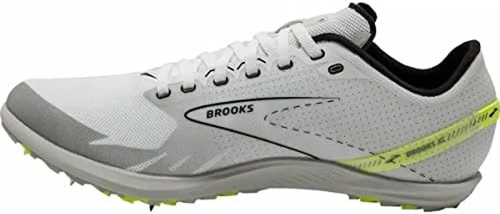 Brooks Draft XC Supportive Cross-Country Running Shoe - White/Black/Nightlife - 13 Medium