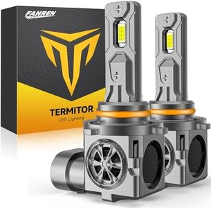 Termitor H11/H9 LED Bulbs, 90,000LM 15X Super Bright, 1:1 Mini Size 6500K Cool White IP68 Waterproof Automotive Replacement H11 Fog Lights, 3-Minute Plug and Play Installation, Pack of 2