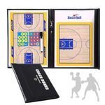 Basketball Coaching Board with Magnet and Marker Pen,Basketball Clipboard,Basketball Coaches Marker Board,Portable Basketball Board Coach Magnetic Clipboard,Basketball Magnetic Coaching Board