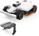 Mammotion LUBA 3 AWD 5000 Robot Lawn Mower with Garage, 1.25 Acres, 360° LiDAR+NetRTK+AI Vision, All-Wheel-Drive for 80% Slopes, 50 Multi-Zone Management, Cutting Height 1.0"-2.7"
