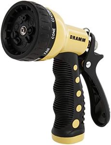 Dramm Available 12703 9-Pattern Revolver Spray Nozzle, Yellow