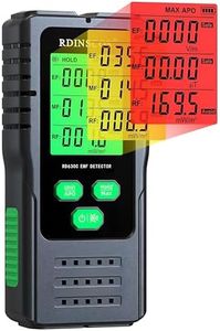 XPR3SS RD630C EMF Meter Digital EMF Detector for Electric, Magnetic & RF Radiation 3-in-1 Electromagnetic Field Reader with LCD Display Home & Office inspection, Cell Tower, Microwave Tester RD630