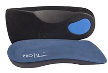 PRO 1 Wellbeing 2 Pairs of Orthotic Insoles for Fallen Arches, Plantar Fascitis and Back Pain (7/8.5 UK)