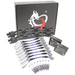 DRAGON FIRE PERFORMANCE Tune Up Set Kit Square Ignition Coils Iridium Spark Plugs 8.5mm Plug Wires Compatible With GEN V LT1 LT 2014-2021 Camaro Silverado Corvette Sierra Yukon CTS Oem Fit Kit-1304
