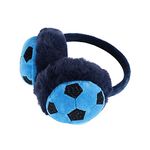 Kids Cute Football Earmuffs Ear Warmers for Boys Girl Warm Soccer Earmuffs Head Band Winter Furry Plush Ear Covers for Sports Outdoor Running Walking in Cold and Freezing Weather