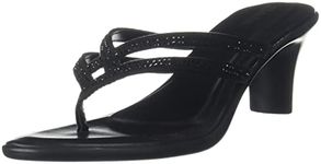 Bata womens CALIFORNIA THONG Black Slipper - 4 UK (7716255)