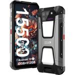 8849 Tank 2 Rugged Smartphone, 22GB+256GB 4G Unlocked Rugged Cell Phones with Projector, 6.79" Rugged android Phone with 1200LM Camping Light, 15500mAh IP68 Waterproof Phone, 108MP Main Camera/OTG/NFC