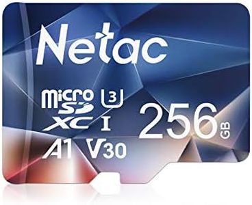 Netac 256GB Micro SD Card Micro Mini SD Card SDXC UHS-I Flash Memory Card, High Speed TF Card up to 100MB/s - Full HD Video Recording U3, Class10, V30, A1, 667X, FAT32