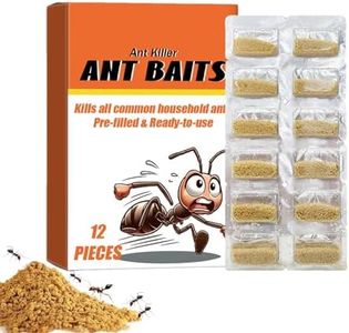 Powerful Ant Trap for Kitchen, Safe and Secure Ant , Indoor and Outdoor Ant Trap Ant Solution Kit Natural Organic Ant Trap for Childproof Ant Bait Container Design, Ant Trap for