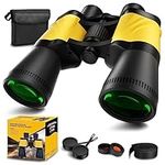 Binoculars for Adults,20 x 50 High Power Professional Binoculars for Bird Watching,Waterproof Binoculars with Porro BAK4 Prism Len Multilayer-Coated Lenses for Outdoor Hunting Concert,Theater