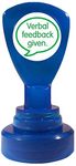 Verbal Feedback Given Pre Inked School Teachers Feedback Marking Stamper Stamp 25mm Primary Teaching Services (Green)