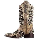 Corral Boots Womens Sequined Tooled