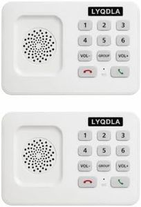 LYQDLA Wireless 2-Way Intercom System for Home, Office & Elderly Care