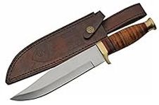 SZCO Supplies Stacked Leather Bowie