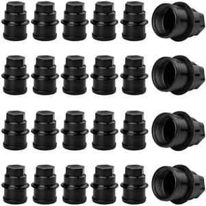 ZUDZUW 24Pcs 12472838 Wheel Lug Nut Cover Caps for Chevrolet GMC 1500 2500 3500 4500 Cadillac Truck Replac 15767268 9597158