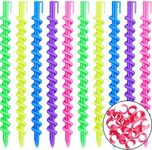 100 Pieces Spiral Hair Perm Rod Pla