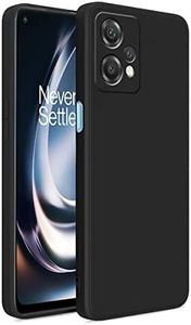 LIRAMARK Silicone Soft Back Cover Case for OnePlus Nord CE 2 Lite 5G / 1+Nord CE 2 Lite 5G (Silicone Black)