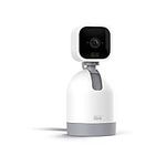 Blink Mini Pan-Tilt Camera | Rotating indoor plug-in pet security camera, two-way audio, HD video, motion detection, Alexa enabled, Blink Subscription Plan Free Trial (White)