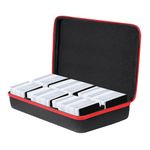 Risou 1500+ Playing Card Case Compatible with Cards Against Humanity,TCG Trading Cards,Phase 10 Cards,Magic The Gathering Cards,Sport Cards &All Standard Size Cards.(Case only)(Red)