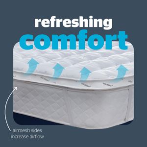 Silentnight Airmax Mattress Topper – Breathable, Extra Comfort