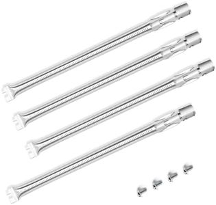 YOUFIRE Grill Burner Tube for Weber Genesis E330 Grill Parts, 19.5" Grill Burner for Genesis E330 E320 E310 S310 S320 S330 Gas Grill with Front Control Knob Series 4 Pack 62752 Burner